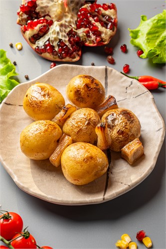 Картофель черри с салом  00057