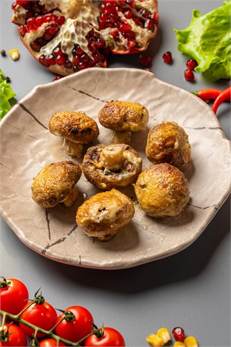 Шампиньоны на мангале  00054