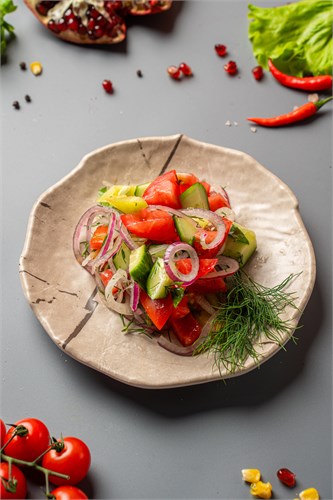 Салат из свежих овощей  00073